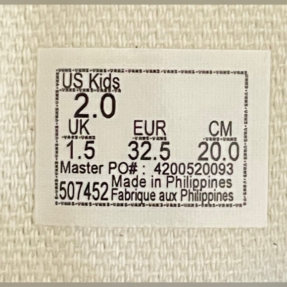 Vans Kids Old Skool V Shoes Gray & White Color Size-2.0 - Picture 12 of 13